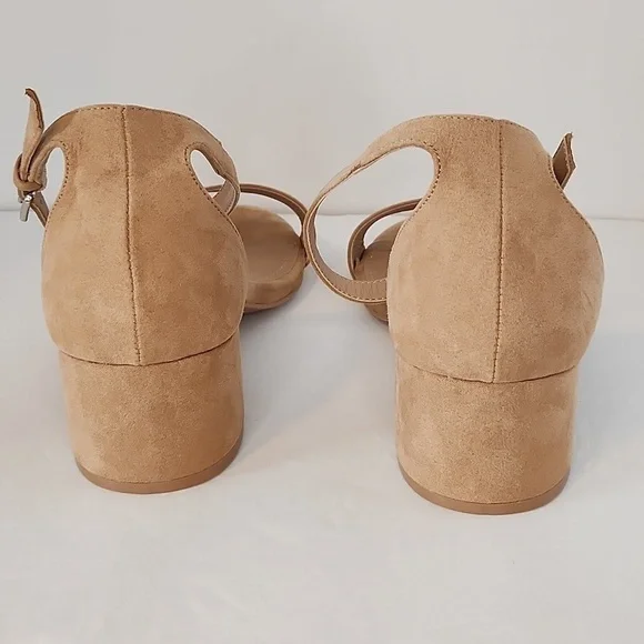 Torrid ankle strap black heel sandals (WW) - Picture 4 of 7